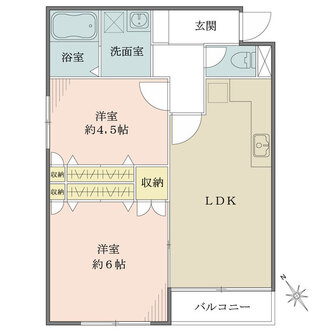 サニーサイド吉祥寺の間取図