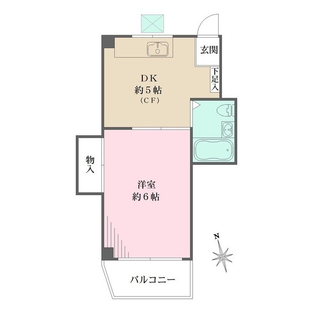 サンハイツ木月の間取図