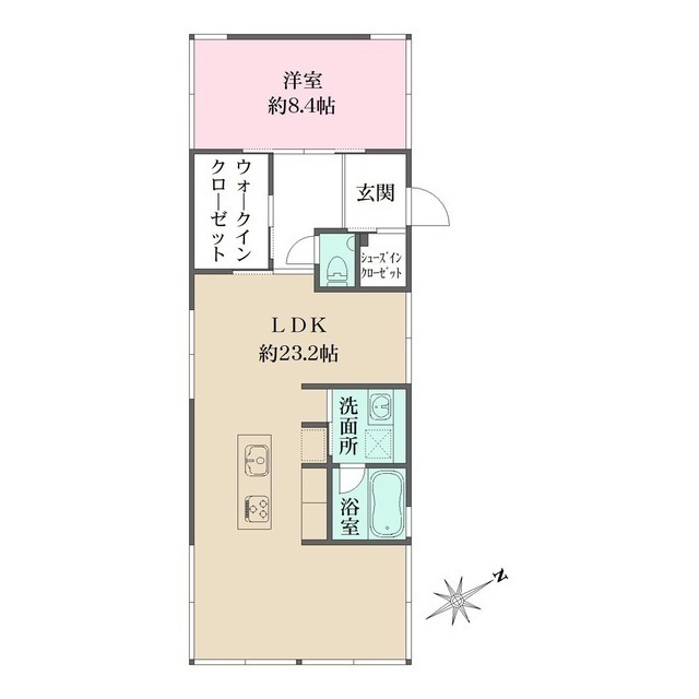 栗の木テラスの間取図