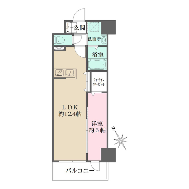 ベイアズール関内の間取図