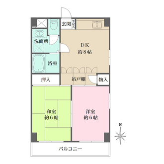 サンフラワー東台の間取図