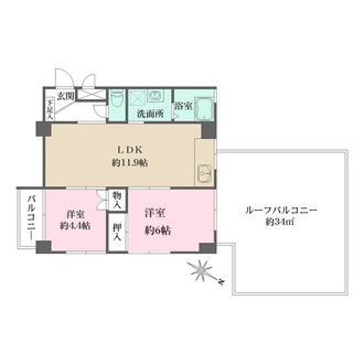 藤和小机コープの間取図