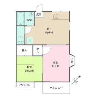 ファミーユ向台の間取図