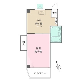 サンハイツ木月の間取図