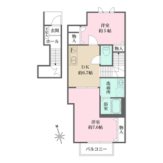 ブランシェの間取図