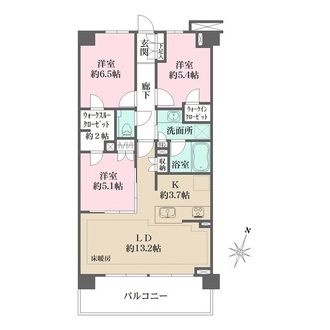 ザ・パークハウス横浜港南台の間取図
