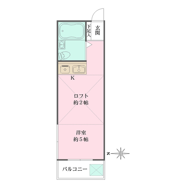 ハイツ武蔵野台の間取図