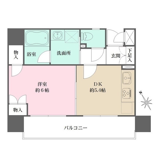 菱和パレス音羽弐番館の間取図