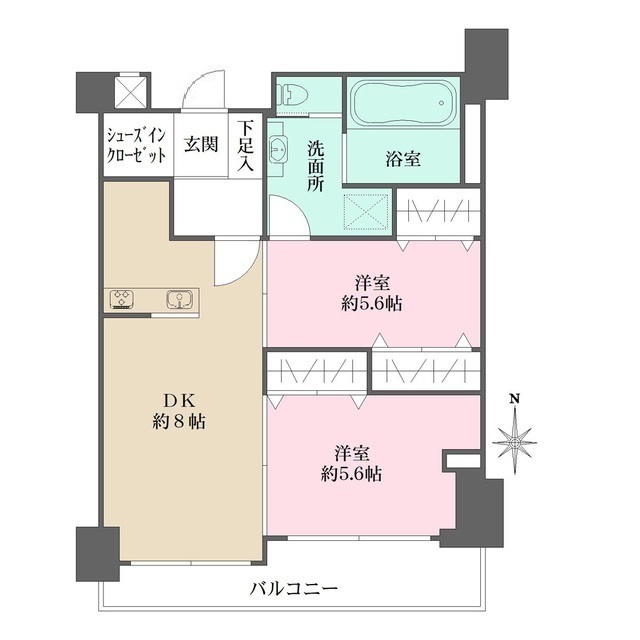 ライオンズガーデン初台の間取図