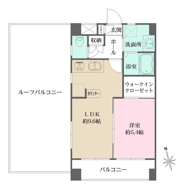 アビオン中野坂上Ａ棟の間取図