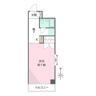 メゾンドール三鷹の間取図