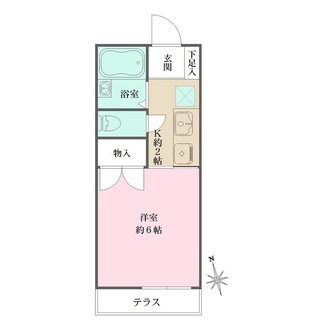 グリーンタウン３の間取図