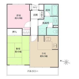 板橋本町グリーンパークの間取図