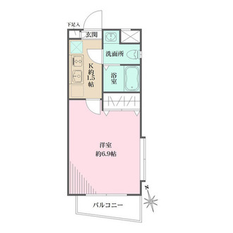 モン・シャトー高円寺北の間取図