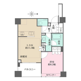 パークハウス中野アーバンスの間取図