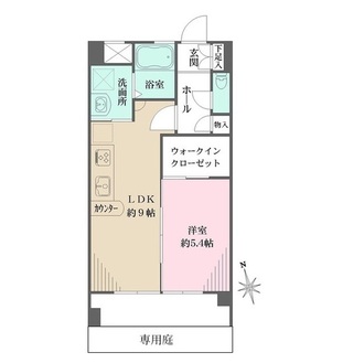 アビオン中野坂上Ａ棟の間取図