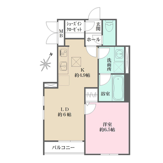 Ｔｈｅ　Ｐａｒｋ　Ｍａｉｓｏｎ代々木上原の間取図