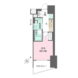 ザ・パークワンズ渋谷本町の間取図