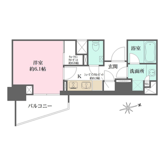 ザ・パークワンズ山吹神楽坂の間取図