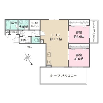 SILVERADO SHIBASAKI-CHOの間取図
