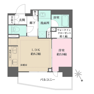 ザ・パークハウス赤羽フロントの間取図