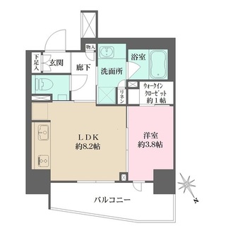 ザ・パークハウス赤羽フロントの間取図