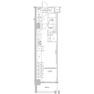 ザ・パークハビオ文京江戸川橋の間取図