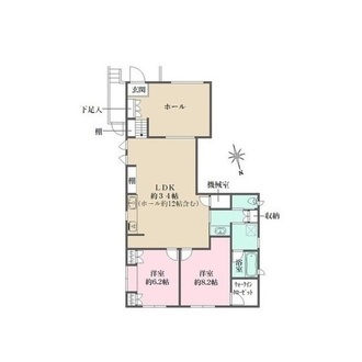 世田谷区代沢２丁目戸建の間取図