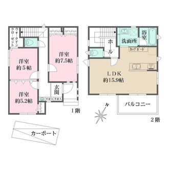 ポプラ倶楽部２８の間取図