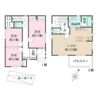 ポプラ倶楽部２９の間取図
