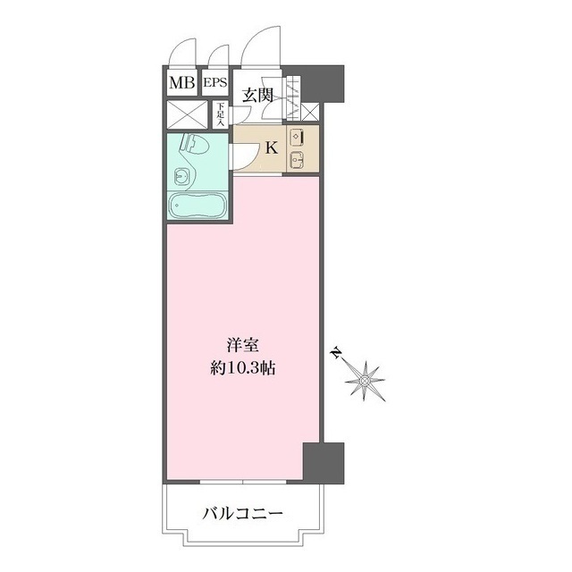 藤和新川コープの間取図