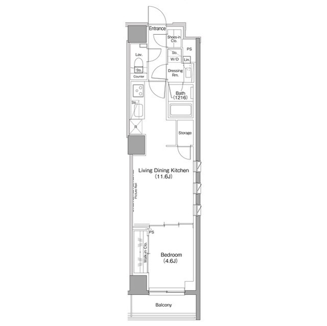 ザ・パークハビオ小石川の間取図