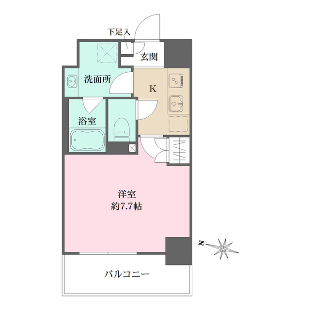 プライムアーバン菊川の間取図