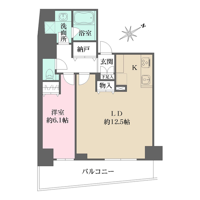 ロイジェント三ノ輪の間取図