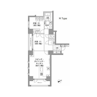 パークハビオ八丁堀の間取図