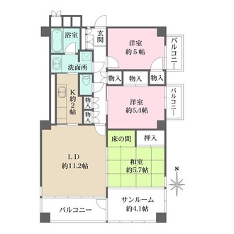 ザ・パークレックス東陽町の間取図