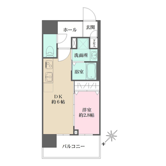 パークフラッツ蔵前の間取図