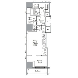 ザ・パークハビオＳＯＨＯ大手町の間取図