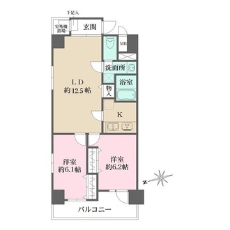 パークフラッツ日本橋馬喰町の間取図