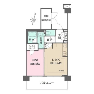リビオシティ船橋北習志野の間取図