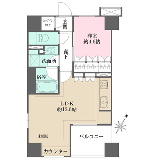 BELISTA横浜参番館の間取図