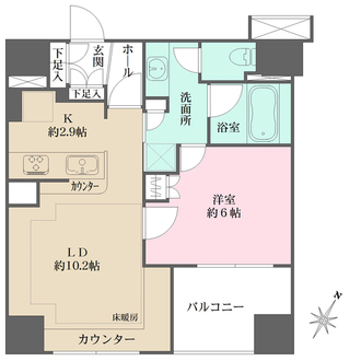 BELISTA横浜の間取図