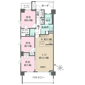 ザ・パークハウス横浜新子安テラスの間取図