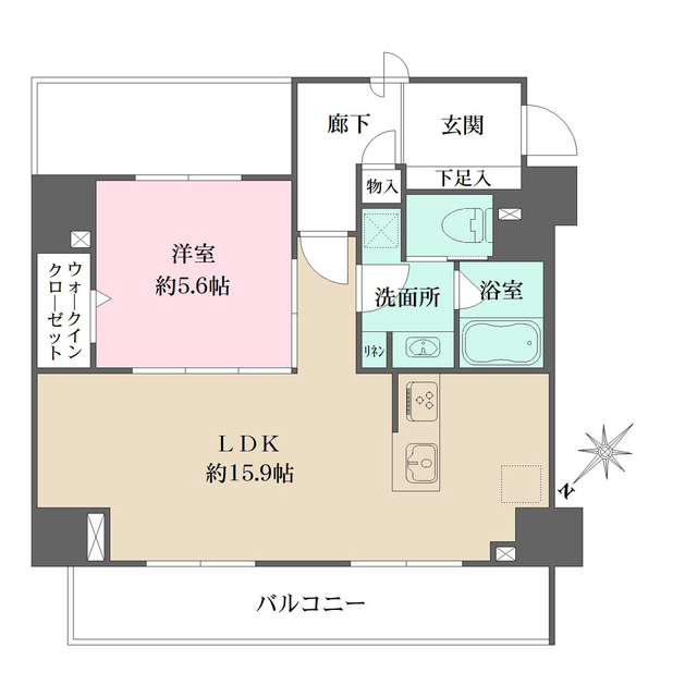 ザ・パークメゾン東大井の間取図