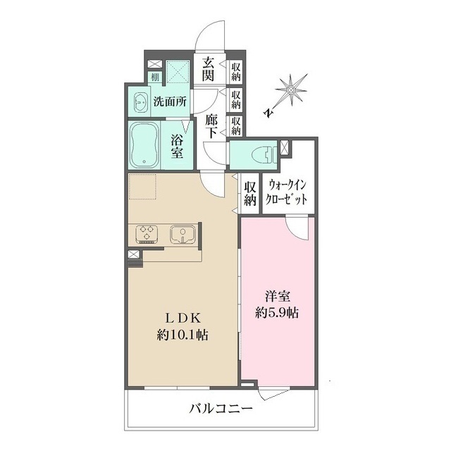 ＷＨＡＲＦ西馬込の間取図
