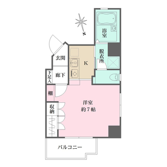 Ｒ．イシバシレジデンスの間取図