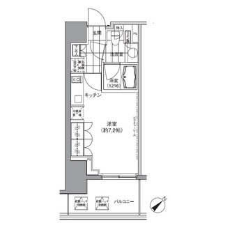 パークハビオ渋谷の間取図