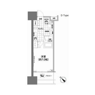 パークハビオ武蔵小山の間取図