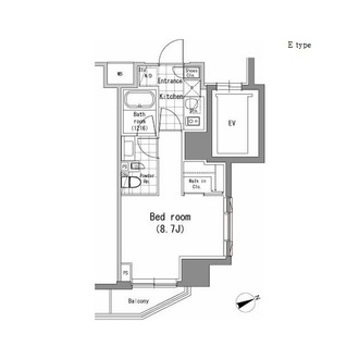 パークハビオ新橋の間取図