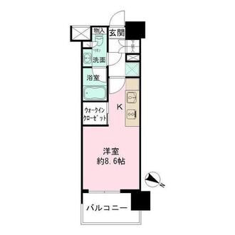 ザ・パークハビオ目黒の間取図